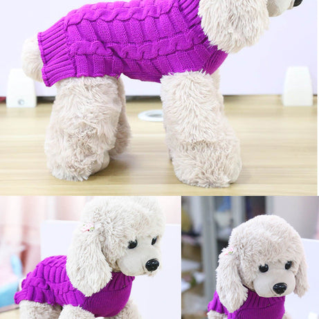 Cashmere Twisted Rope Pet Sweater Dog Clothes Pet Products
