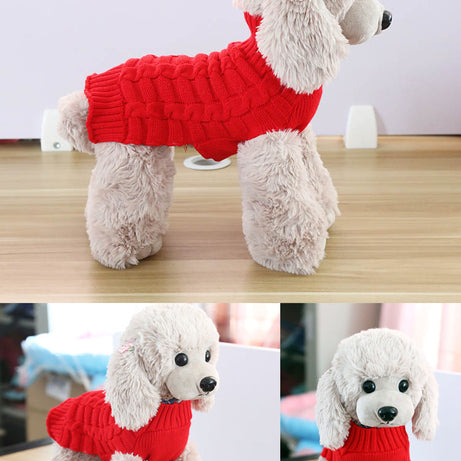 Cashmere Twisted Rope Pet Sweater Dog Clothes Pet Products