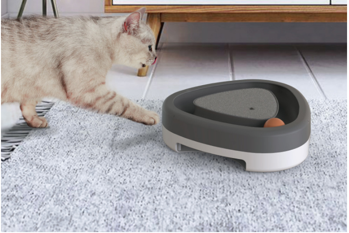 Pet Cat Self-hey Toy Smart Funny Triangle Turntable Electric