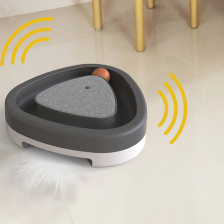 Pet Cat Self-hey Toy Smart Funny Triangle Turntable Electric