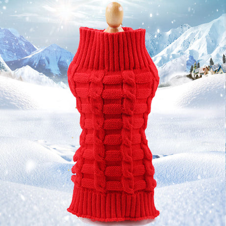 Cashmere Twisted Rope Pet Sweater Dog Clothes Pet Products
