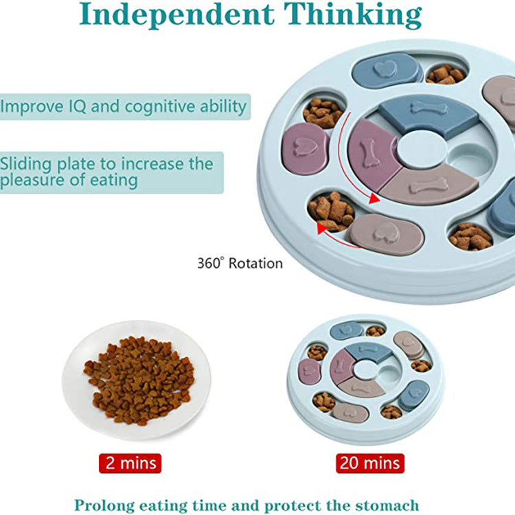 Manufacturers Stock Household Pets Dog Puzzle Feeding Bowls Puzzles