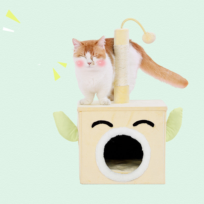 Playable And Sleepy Cat New Product Grinding Claw Toy Scratching
