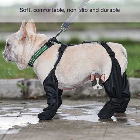 Waterproof Dog Shoes Adjustable Boots Pet Breathbale For Outdoor