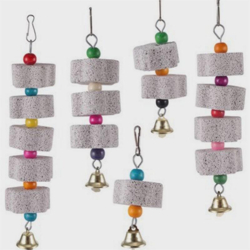 Pet Molar String Stone Parrot Grinding Mouth Nibbling Toy