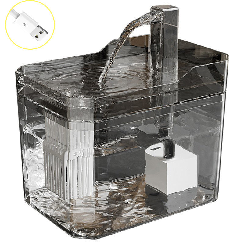 Cat Water Fountain Automatic Filtration And Circulation Feeder