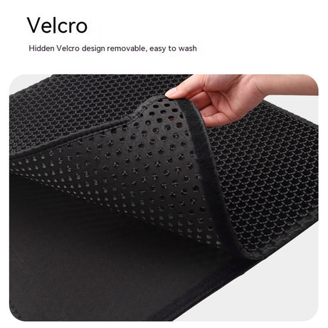 Pet Cat Eva Double Layer Basin Mat Anti-splash Filter Sand Toilet