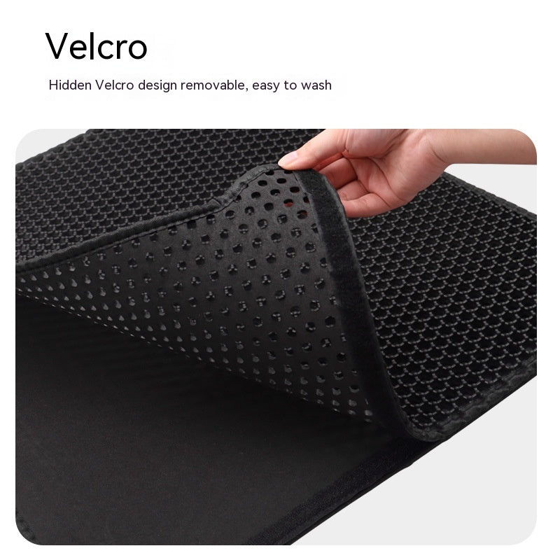 Pet Cat Eva Double Layer Basin Mat Anti-splash Filter Sand Toilet
