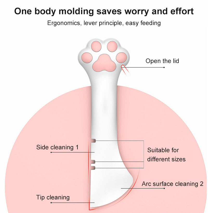 Multifunction Pet Canned Spoon Jar Opener Puppy Feeding Mixing Wet