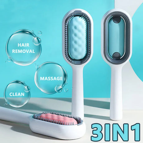 Cat Hair Brush With Water Sticky For Cats 4 In-1 Grooming Creative