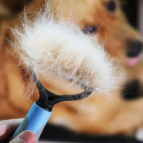 Grooming Brush For Pet Dog Cat Deshedding Tool Rake Comb Fur