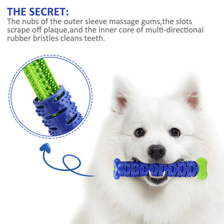 Dog Chew Toys Toothbrush Pets Molar Tooth Cleaning Brushing Stick