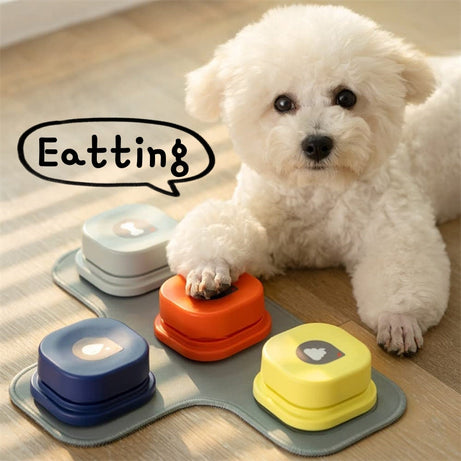 4 Colors Pet Communication Button One-click Prevent Physical