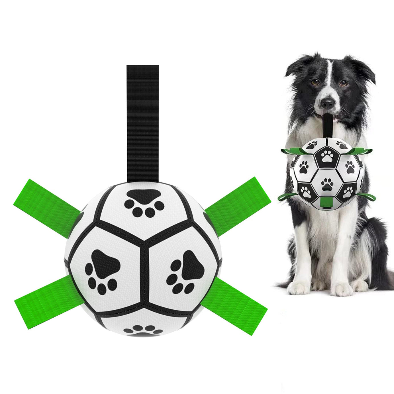 Interactive Dog Football Toy Soccer Ball Inflated Training For Dogs