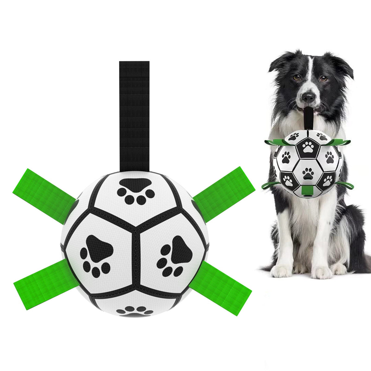 Interactive Dog Football Toy Soccer Ball Inflated Training For Dogs