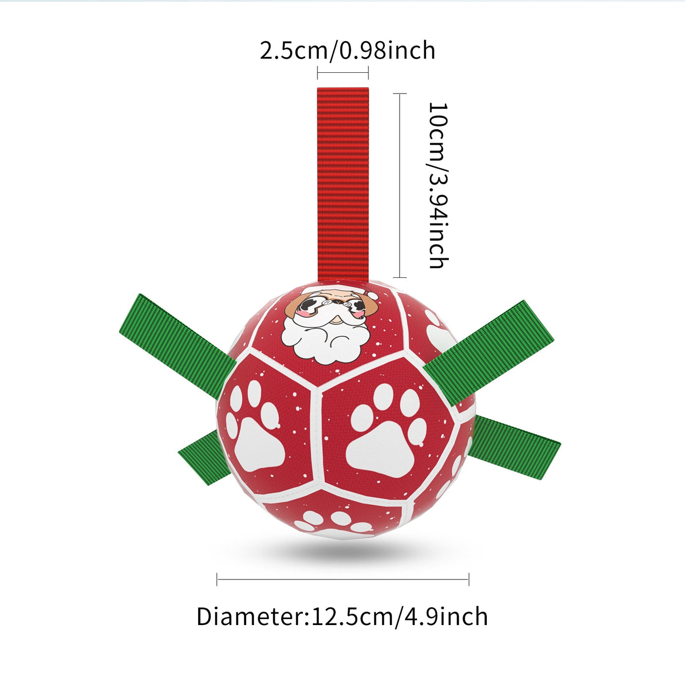 Interactive Dog Football Toy Soccer Ball Inflated Training For Dogs