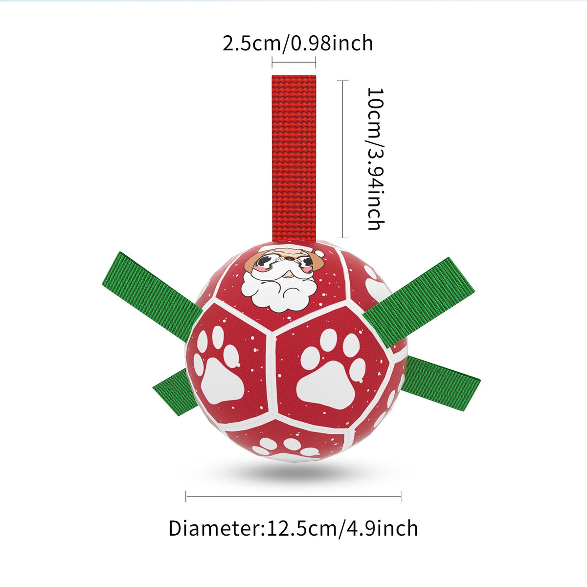 Interactive Dog Football Toy Soccer Ball Inflated Training For Dogs