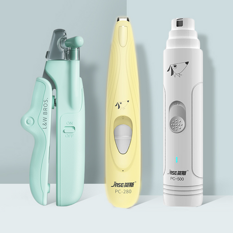 Pet Nail Clippers With LED Light Dogs Cat Scissors Professional