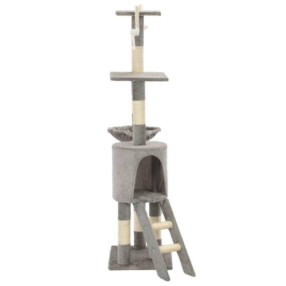 Cat Scratching Post With Sisal Posts 138 Cm