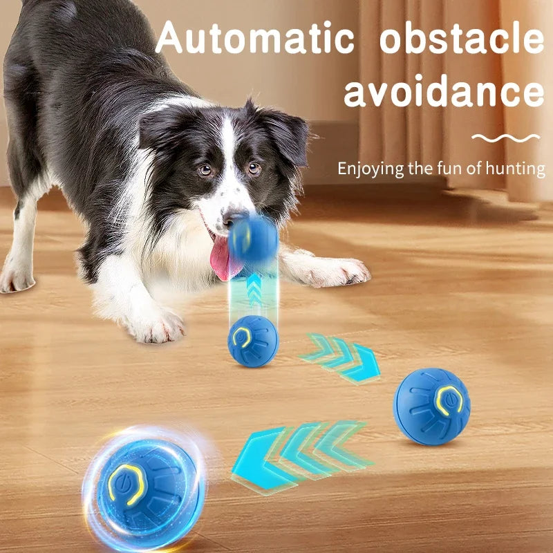 Smart Dog Toy Ball Electronic Interactive Pet Moving USB Automatic