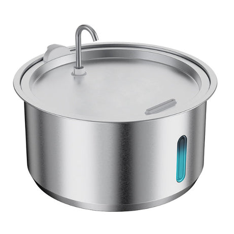 304 Stainless Steel Wireless Plug-free Pet Water Fountain