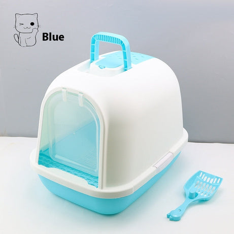 Litter Box Fully Enclosed Drawer Cat Toilet Deodorant Splash-proof