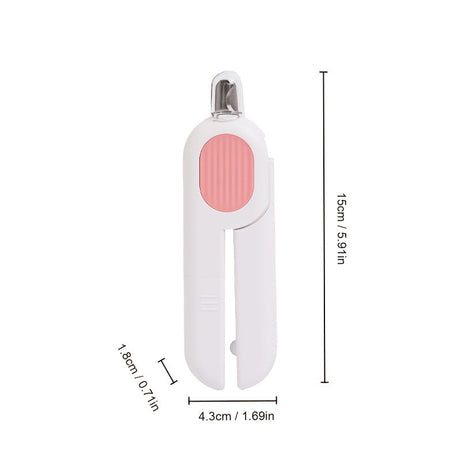 Dog And Cat Nail Clippers Pet Trimmers With LED Light And Circular