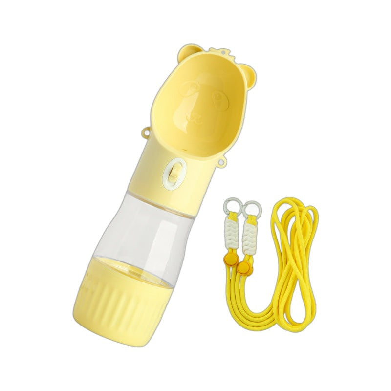 2-in-1 Portable Dog Water Bottle For Small Big Dogs Cat Outdoor