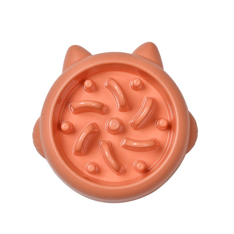 Pet Dog Cat Slow Feeder Bowls Anti Choking Dish Bowl Home Eating