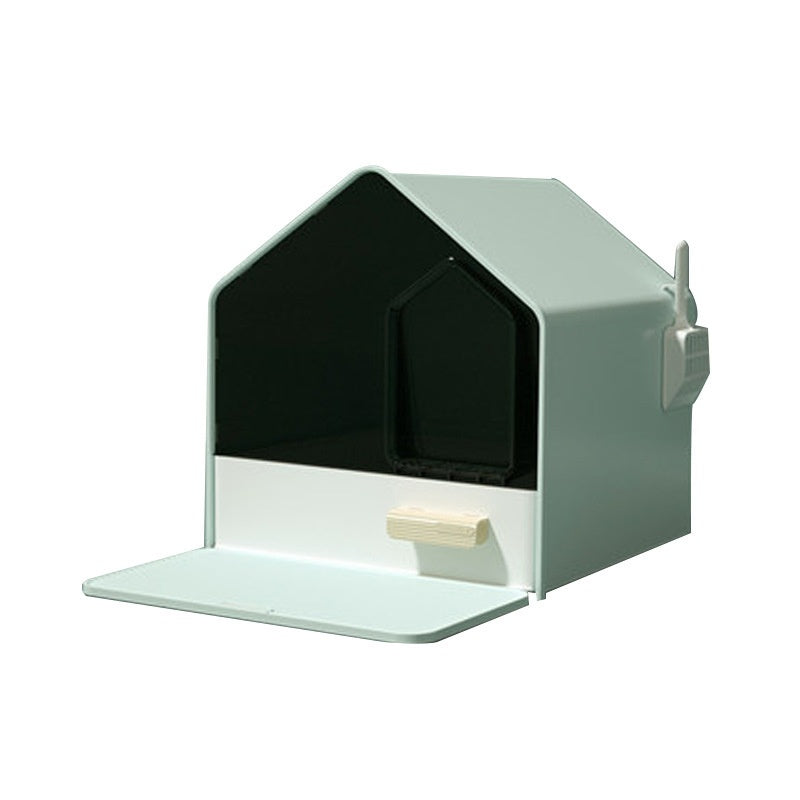 Drawer-style Fully Enclosed Cat Litter Box