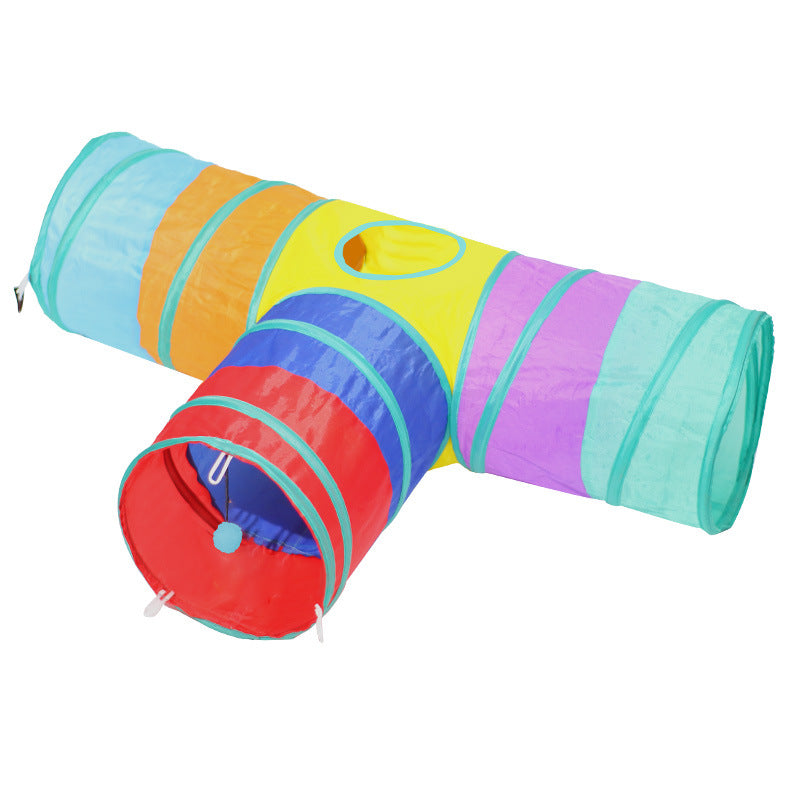 New Cat Tunnel Foldable Pet Climbing Path Toys
