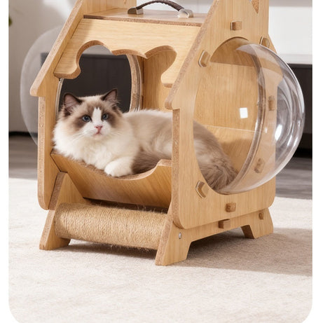 Transparent Capsule Extra-large Bed Multi-functional Scratching
