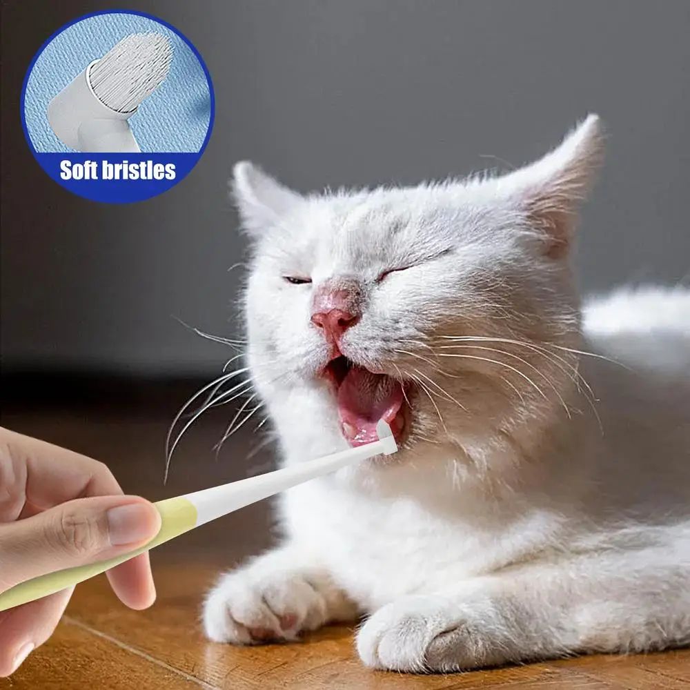 Pet Toothbrush Kitten Tooth Brushes Small Cats Safe Dog Oral Care