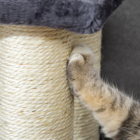 Pawhut Cat Tree With 4 Steps For High Beds Couch Cute Stair Shaped