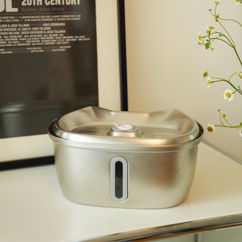 3l Stainless Steel Pet Water Dispenser Filter