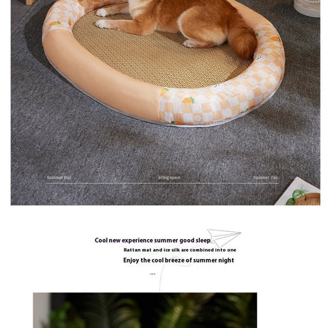 Pet Mat Cooling Pet Pad Oval Runway Nest