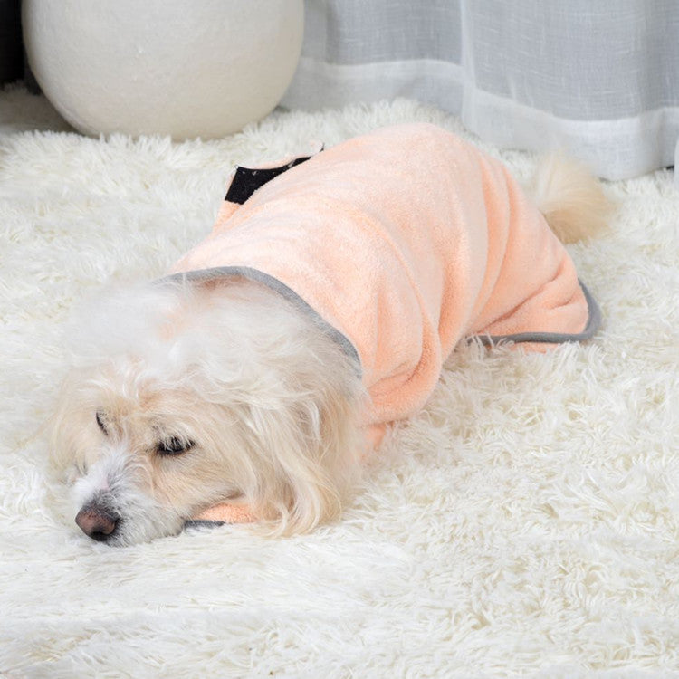 Quick-drying Pet Absorbent Towel Dog Bathrobe Pet Bath For Dogs