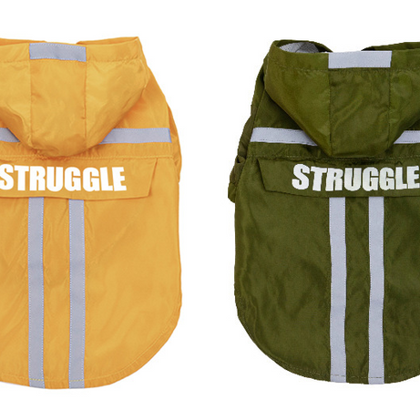 New Style Pet Raincoat With Reflective Strips