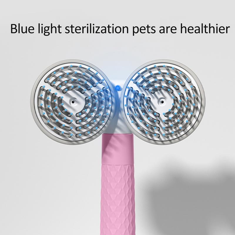 Pet Cat Brush Dog Slicker Double-headed Negative Ion One-button
