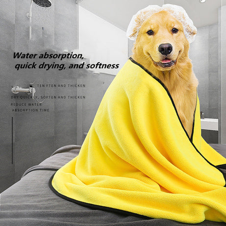 Dog Towels For Drying Dogs Towel Bath Quick-drying Pet And Cat Soft
