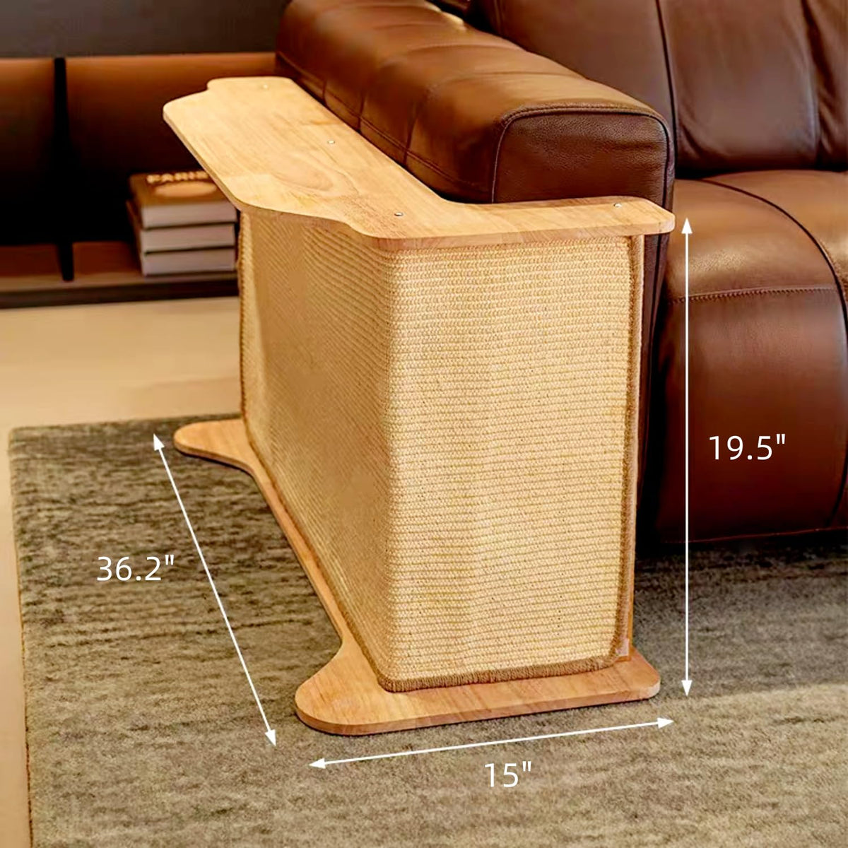 Shaped Sofa Couch Corner Cat Scratching Post Sisal Scratch Pad Mat
