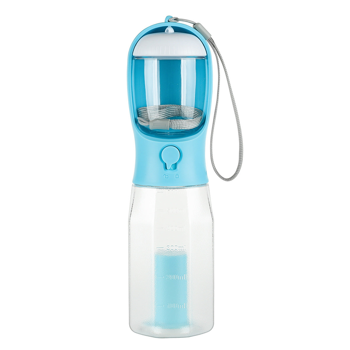 Portable Cat Dog Water Bottle Food Feeder Drinker Poop Dispenser 3
