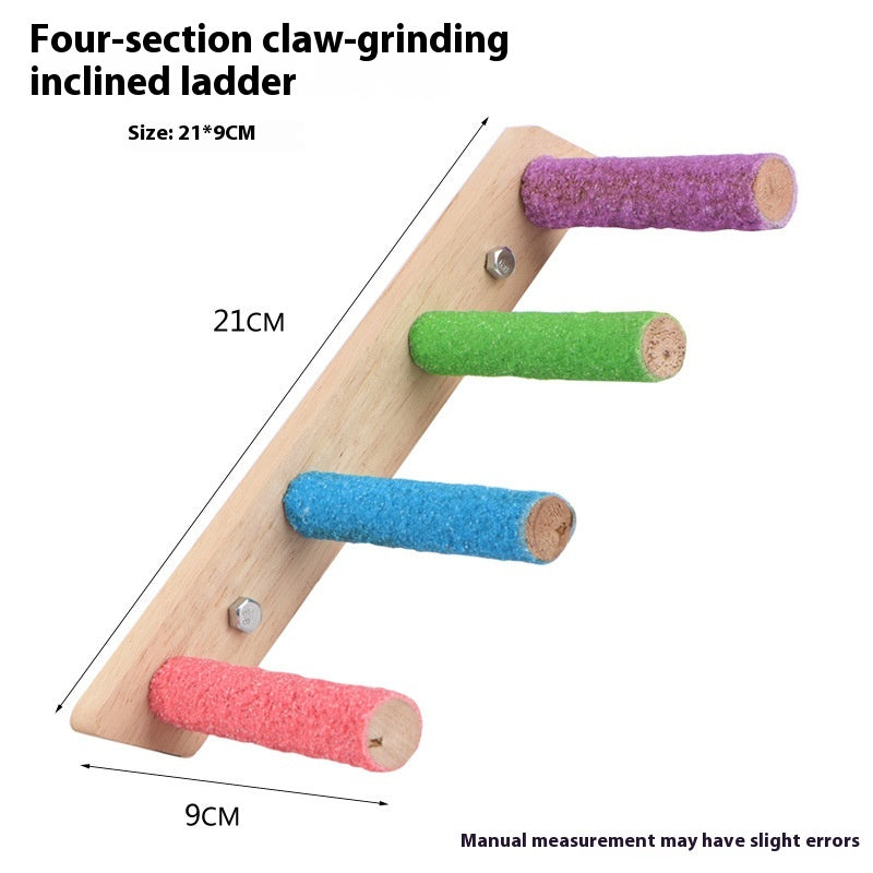Birds Frosted Stand Rod Parrot Grinding Claw Molar Stick Toy