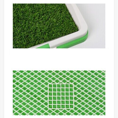 Pet Dog Toilet Mat Indoor Restroom Training Grass Potty Pad Loo
