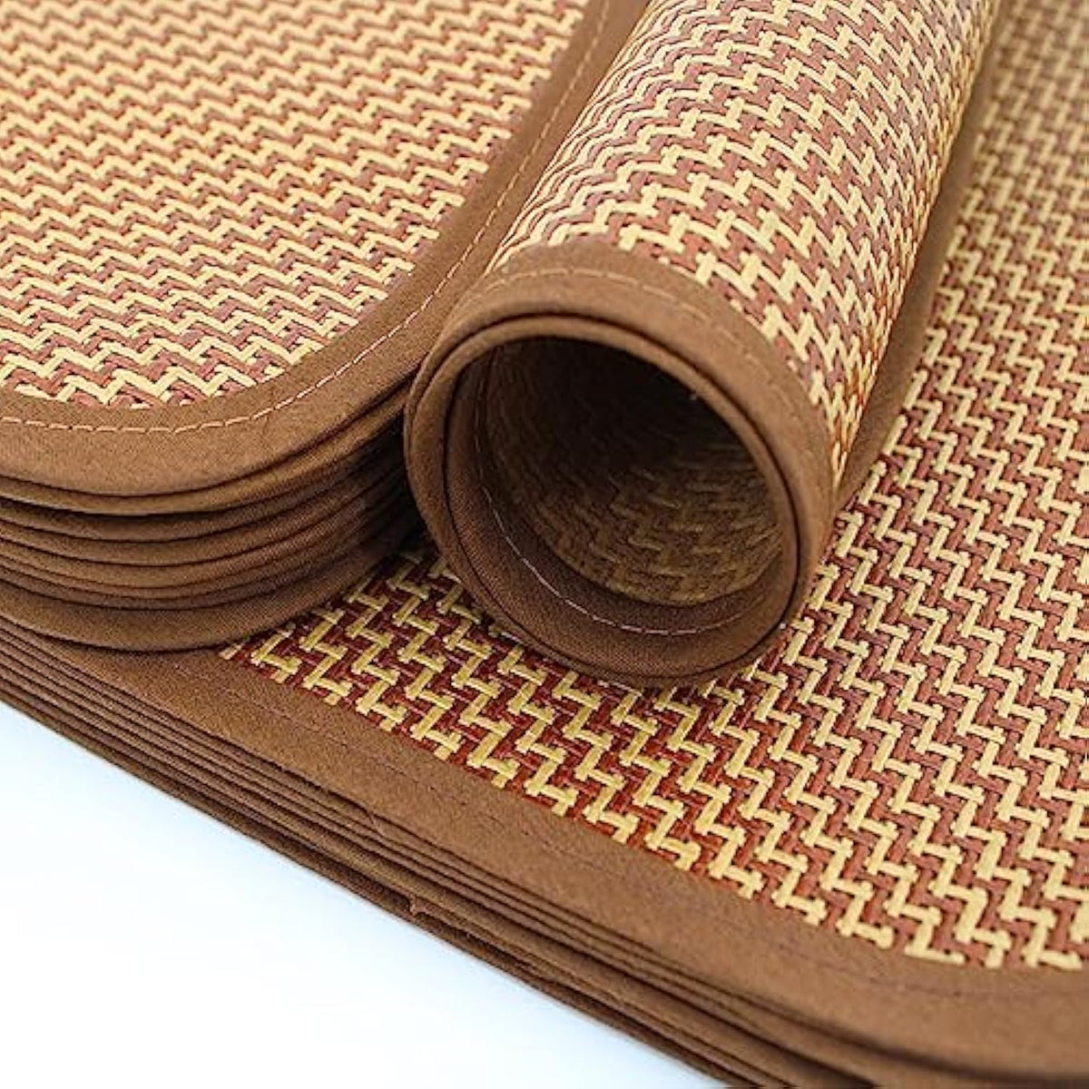 Premium Cat And Dog Cooling Mat Self Pad For Summer Bamboo Rattan