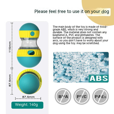Food Dispensing Dog Toy Tumbler Leaky Ball Puzzle Toys Interactive