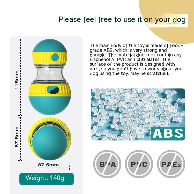 Food Dispensing Dog Toy Tumbler Leaky Ball Puzzle Toys Interactive