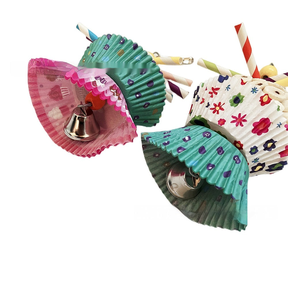 Parrot Toy Bird Edible Soft Ball Shredding Relieving Boredom