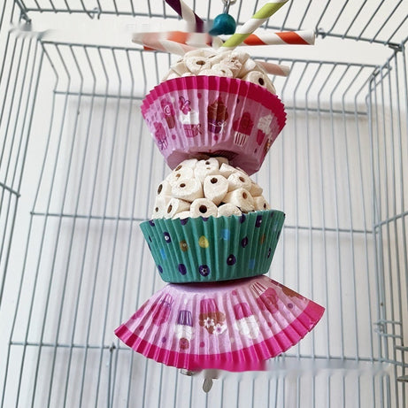 Parrot Toy Bird Edible Soft Ball Shredding Relieving Boredom