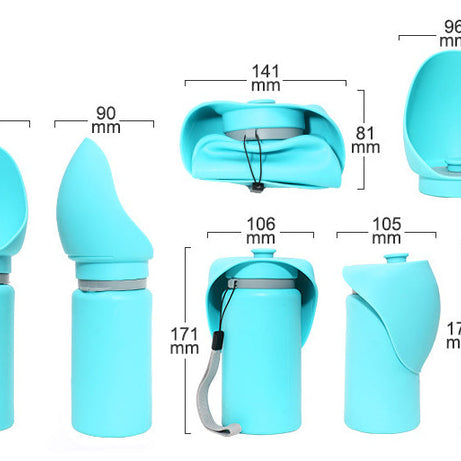 Folding Pet Outdoor Walking Mug Portable Travel Water Bottle Puppy